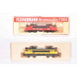 N Gauge Dutch Electric Locomotives by Fleischmann and Minitrix,