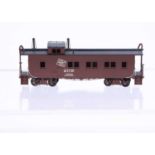 Overland Models Inc H0 Gauge Milwaukee Road 36' Wood Cab, #0558 Factory Painted red with white lette