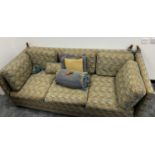 A large modern knoll sofa,