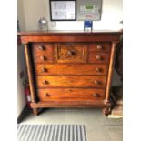 A 19th century and later mahogany compactum,