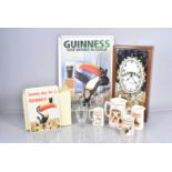 An assortment of Guinness memorabilia,