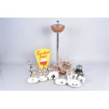 An assortment of vintage Drinking items,