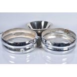 A group of four highly polished light rims,