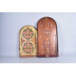 Two vintage Bagatelle boards,
