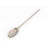 A Georgian style mote spoon,