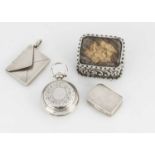 Four Victorian and later small silver collectable items,