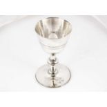 A c1950s Military issued silver plated ecclesiastical chalice by Elkington & Co,