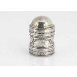 A George III silver nutmeg grater by Samuel Pemberton,