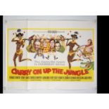 Carry On Up The Jungle (1970) Quad Poster,