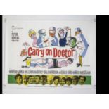 Carry On Doctor (1967) Quad Poster,