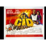El Cid (1961) Quad Poster,