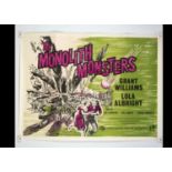 Monolith Monsters (1957) Quad Poster,