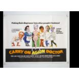 Carry On Again Doctor (1969) Quad Poster,