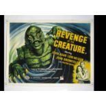 Revenge of the Creature (1955) Quad Poster,