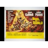 Duel At Diablo (1966) Quad Poster,