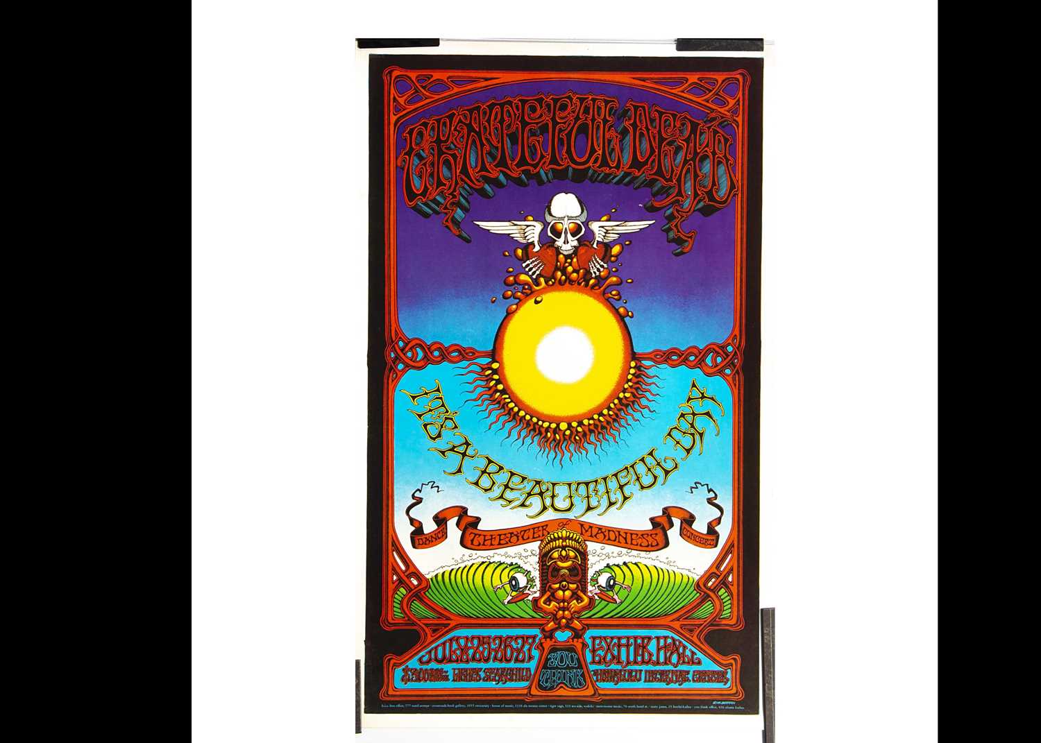 Grateful Dead Concert Poster / Honolulu,