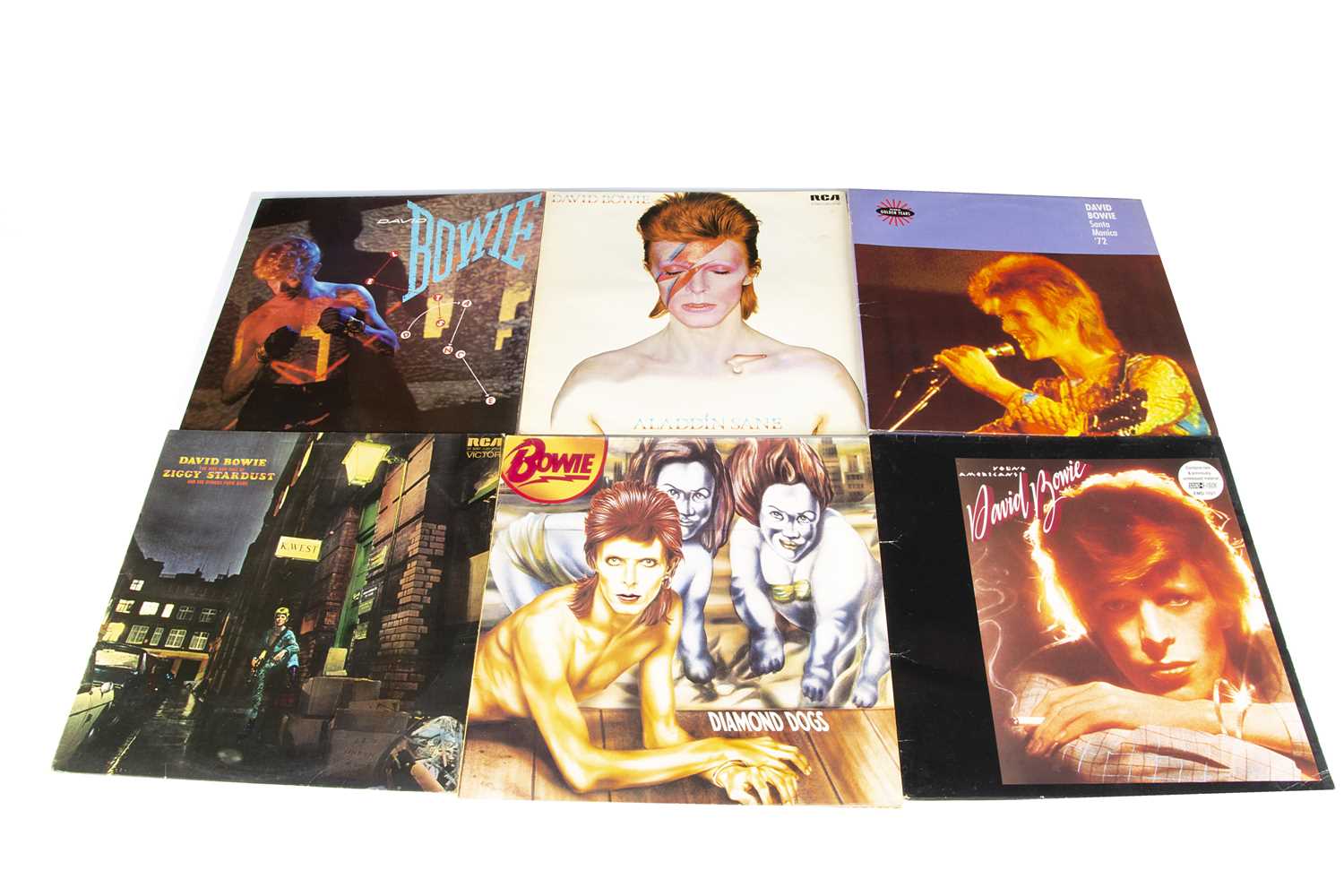 David Bowie LPs,
