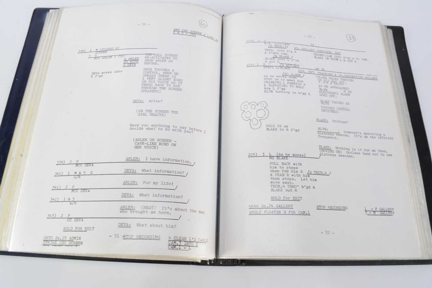Blake's 7 Script / Signatures, - Image 2 of 2