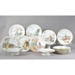 A 20th century porcelain dessert service,