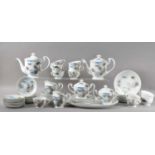 A collection of H&S porcelain tea and coffee wares,