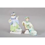 Two Royal Doulton fine bone china figurines,
