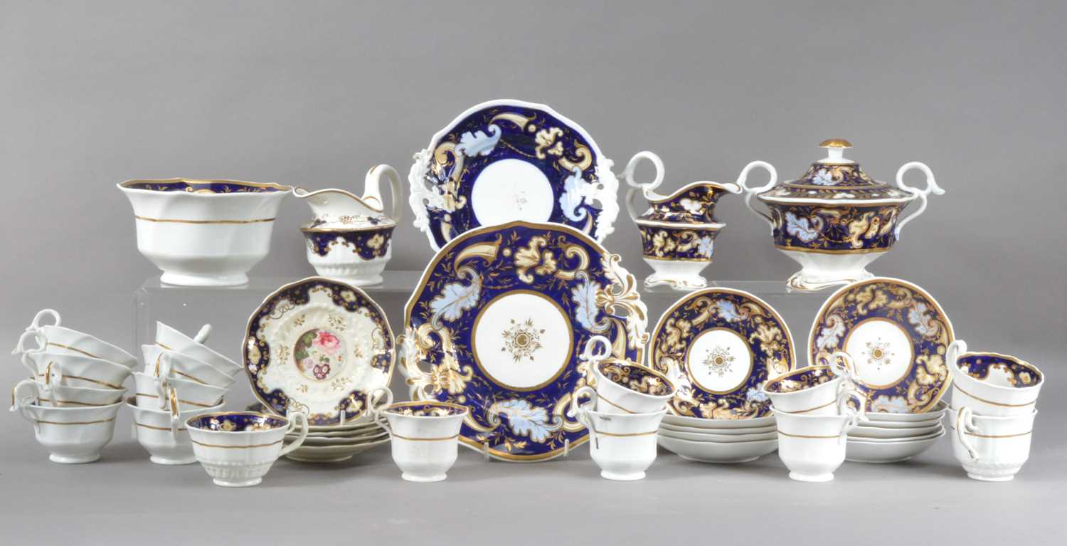 A collection of assorted late 19th/early 20th century Continental porcelain tea and coffee wares,