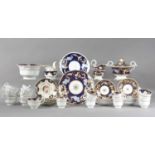 A collection of assorted late 19th/early 20th century Continental porcelain tea and coffee wares,