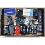 A Tray of Compact Cameras,