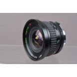 A Tokina 17mm f/3.5 RMC Lens,