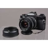 An Olympus OM-4 SLR Camera,