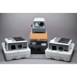 A Group of Slide Projectors,