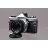 An Olympus OM-1n MD SLR Camera,