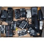 A Tray of Compact Cameras,