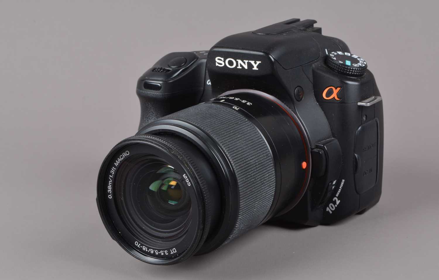 A Sony a200 DSLR Camera,