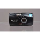 An Olympus mju II Compact Camera,
