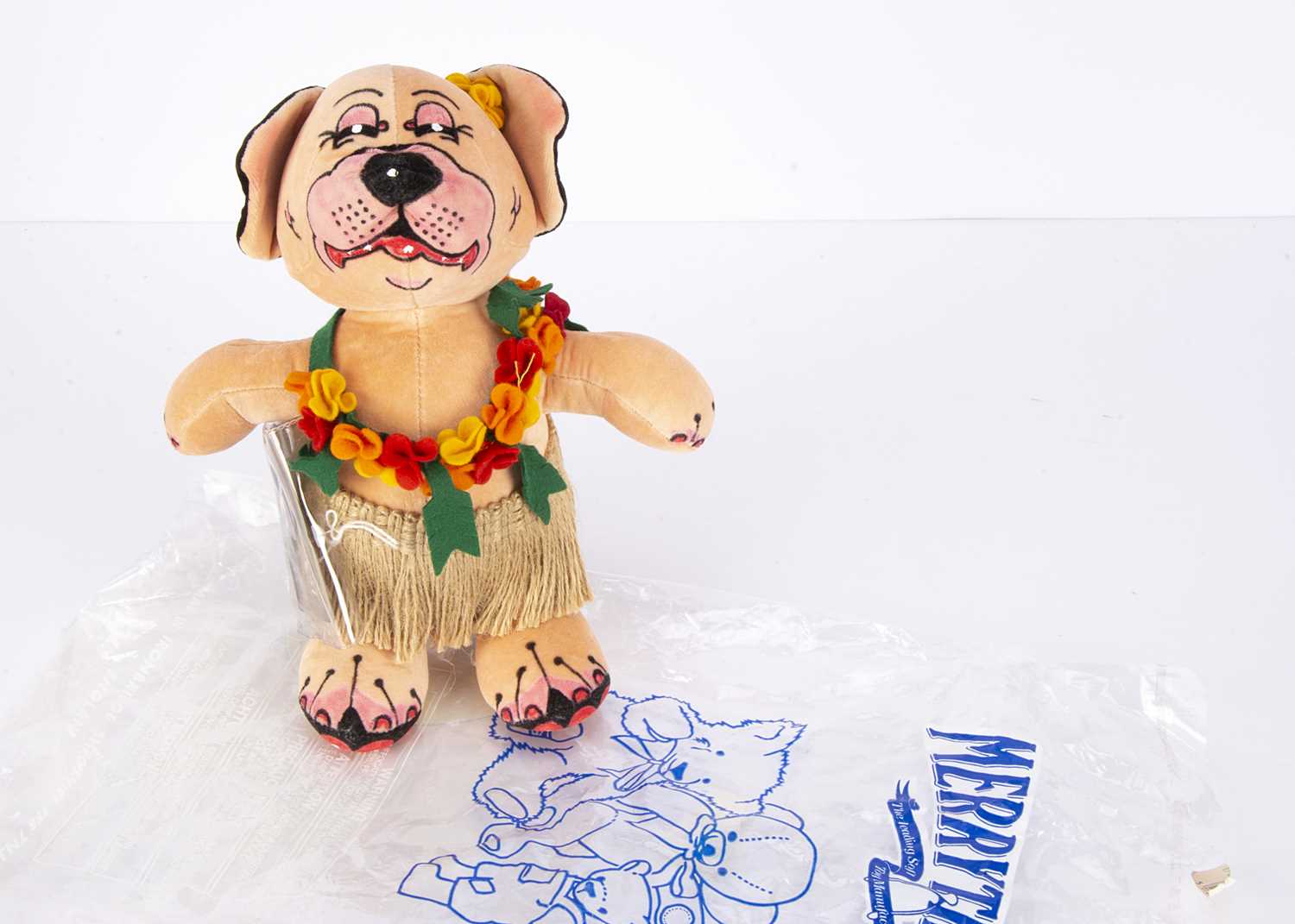 A Merrythought limited edition Aloha Bonzo replica dog,