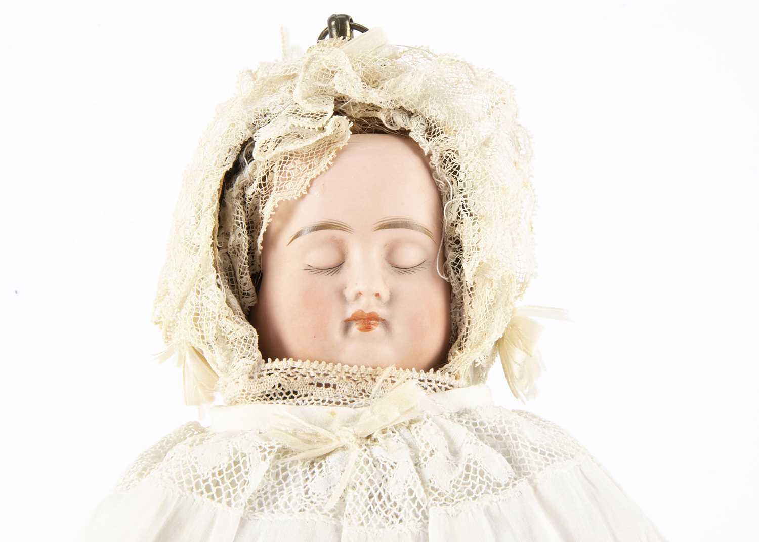 A rare Carl Bergner three-faced bisque headed doll, - Image 2 of 3