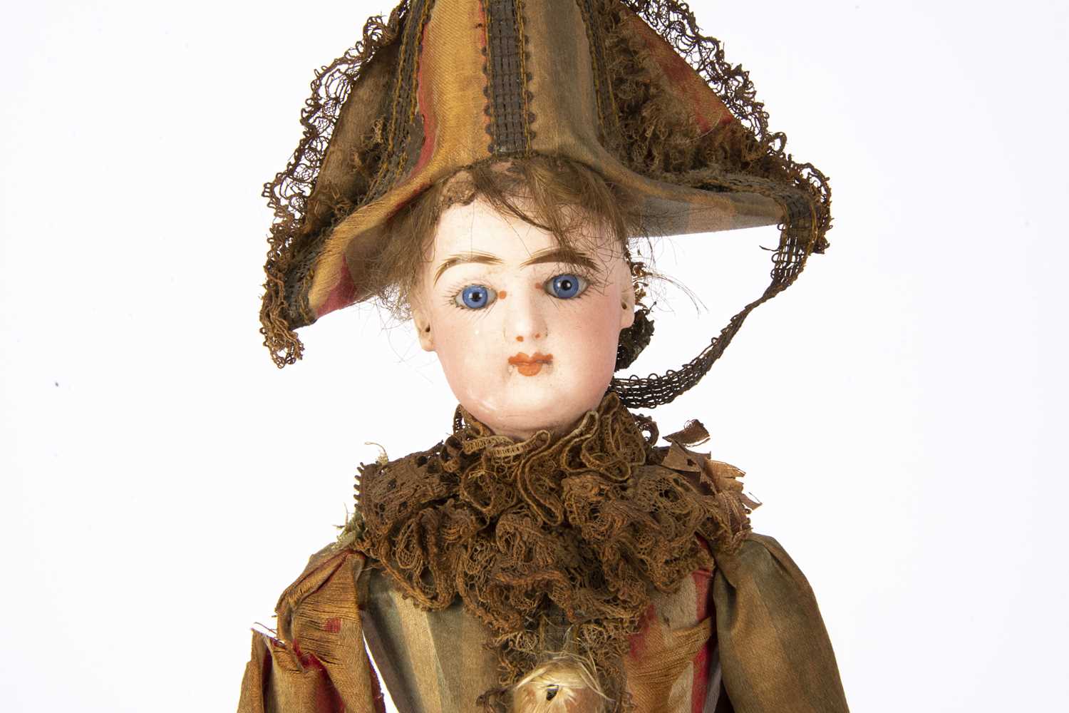 A late 19th century Francois Gaultier bisque headed Polichinelle, - Image 2 of 2