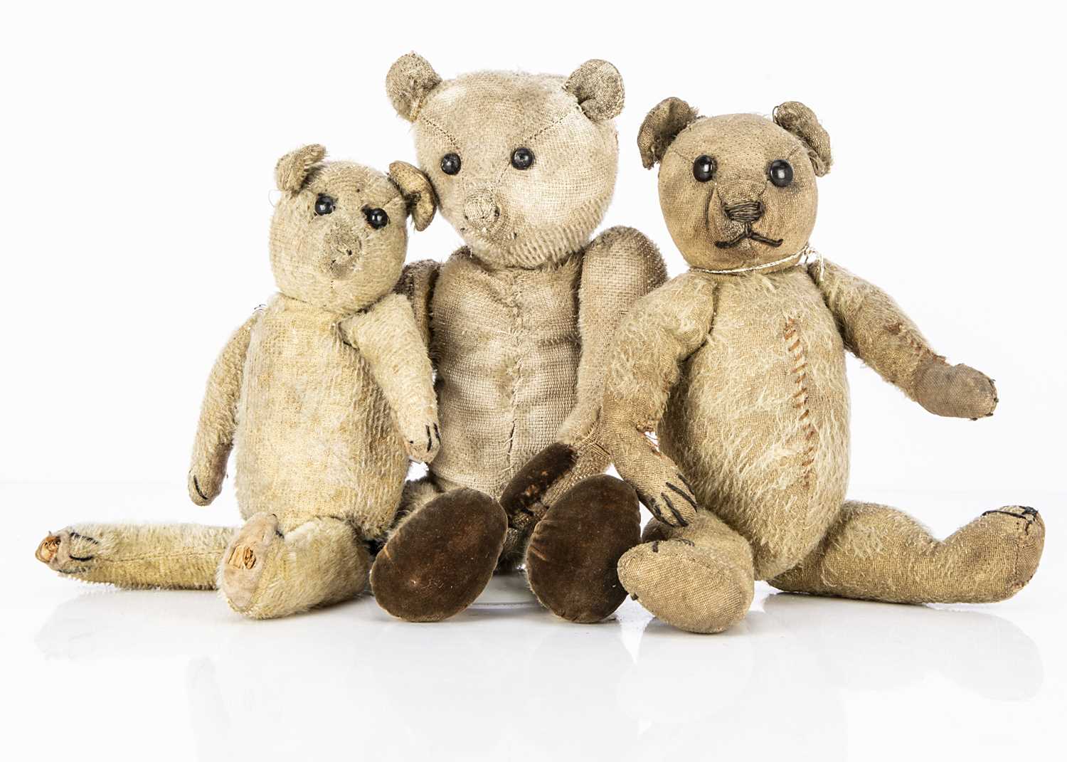 Three 1910/20's small German Teddy Bears,