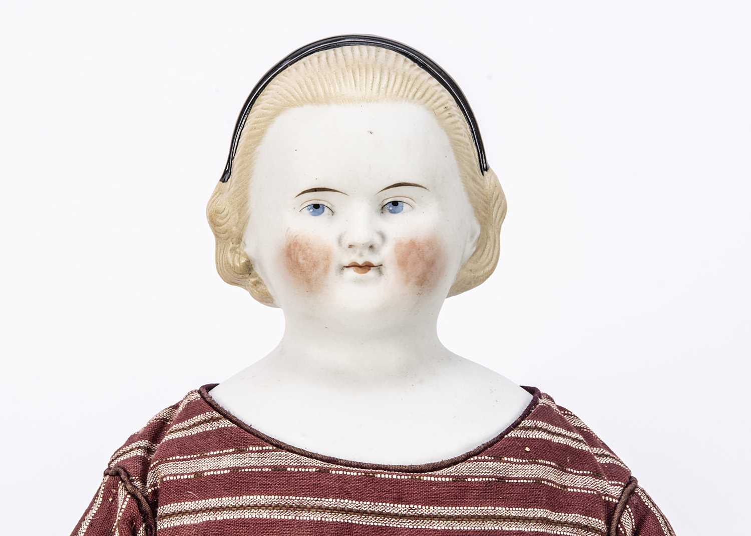 A mid 19th century bisque shoulder-head child doll, - Image 2 of 3