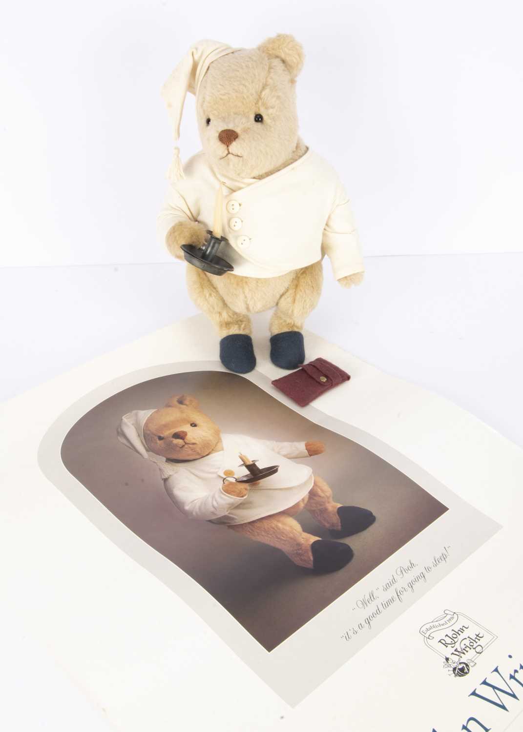 A limited edition R John Wright Nightime Winnie The Pooh,