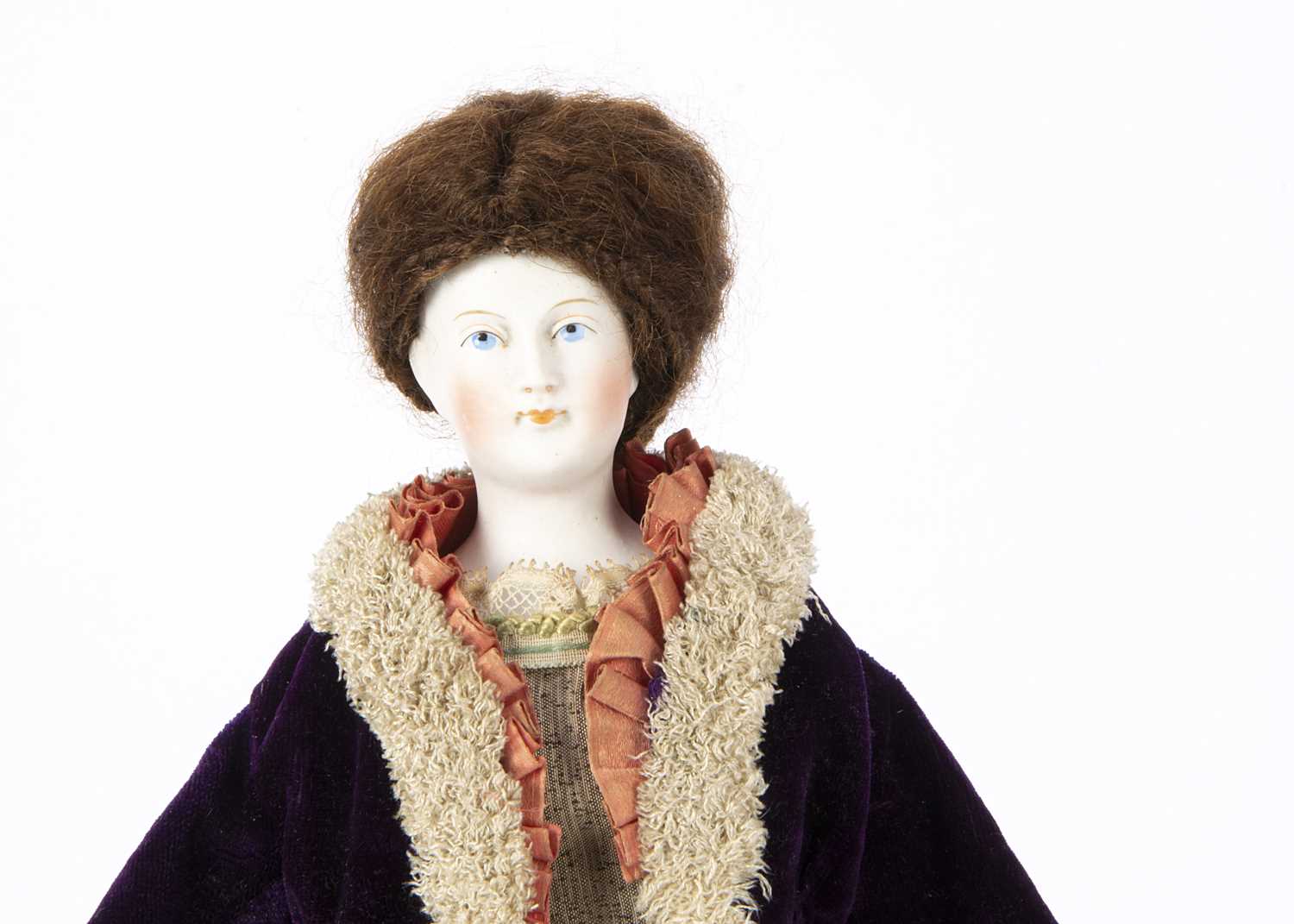 A mid 19th century German bisque shoulder head wigged doll, - Image 2 of 2