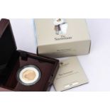 A Royal Mint 2020 The Snowman gold proof 50 pence coin,