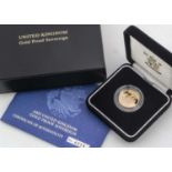 A Royal Mint Elizabeth II gold proof full sovereign,