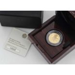 A Royal Mint Elizabeth II The Queen's Beasts UK Quarter Ounce Gold Proof Coin,