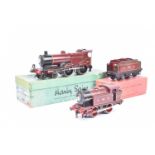 Hornby 0 Gauge Electric LMS crimson lake Tender and Tank Locomotives