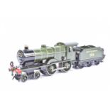 Hornby 0 Gauge Clockwork SR green No 2 Special Class L1 759 Locomotive and Tender fully restored and