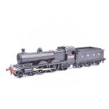 PW scratchbuilt 0 Gauge LNER black Robinson C5 4-4-2 5258 Locomotive and tender,