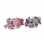 Hornby 0 Gauge No 1 clockwork LMS 0-4-0 Tank Locomotives,