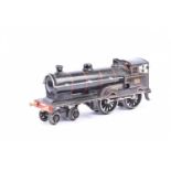 Bing 0 Gauge lined black 2663 'George the Fifth' Clockwork Locomotive only,